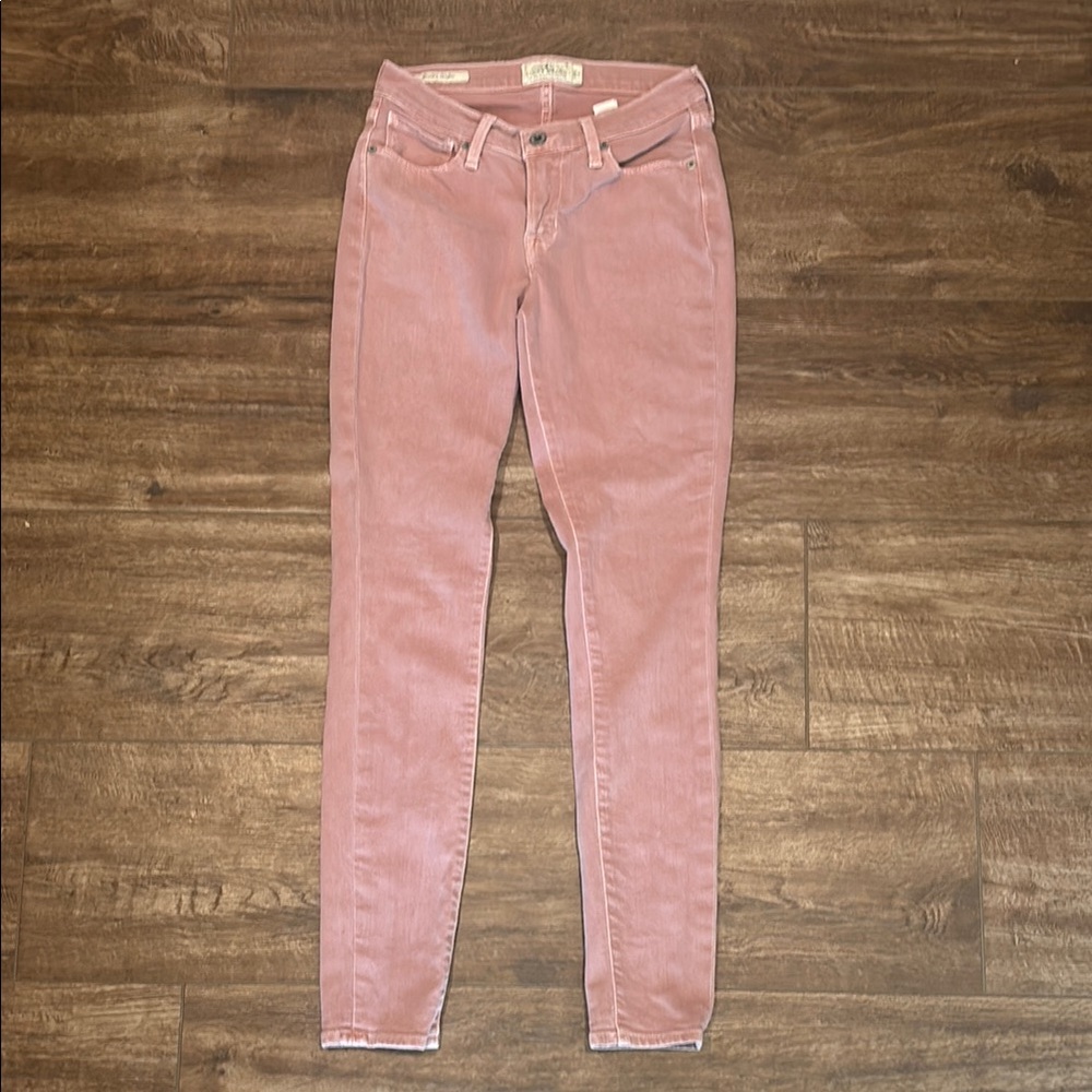 Lucky Brand light pink skinny jeans, size 2